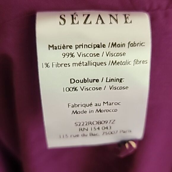 Sezane NWT Rare Priscilla Midi Dress Size 44 - Picture 12 of 13